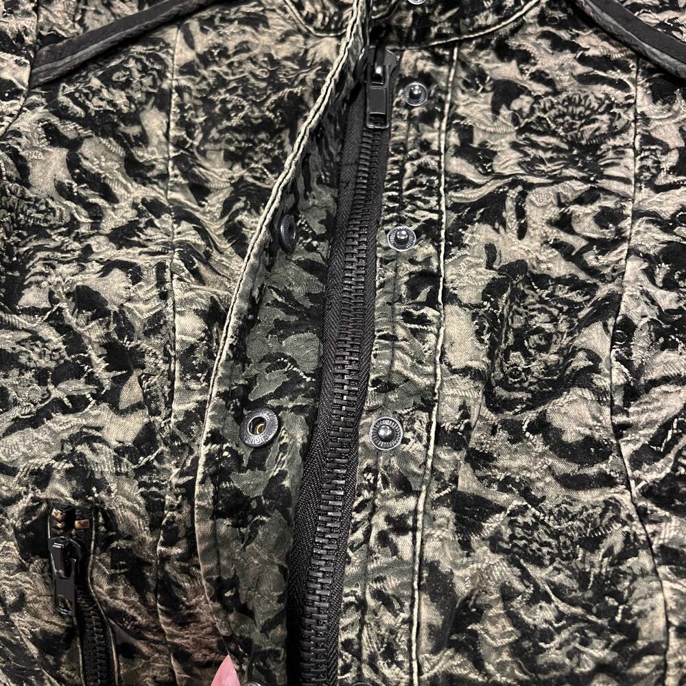 Free People Follow the Flock Moto Jacket Size 4 - Picture 7 of 9